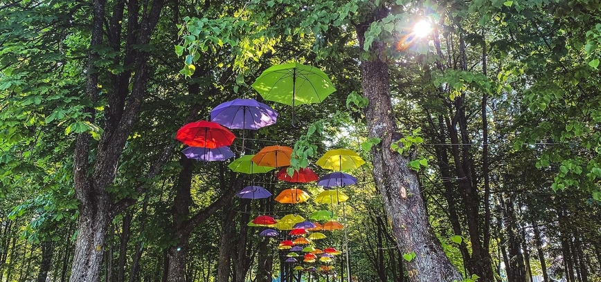 Skėčių alėja Elektrėnuose!