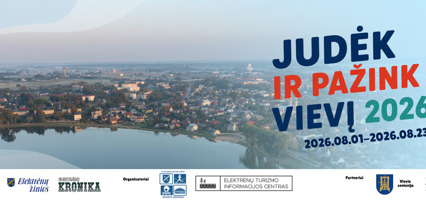 Judėk ir pažink Vievį 2026