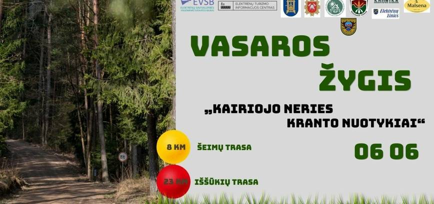 Vasaros žygį „Kairiojo Neries kranto nuotykiai“ 2026
