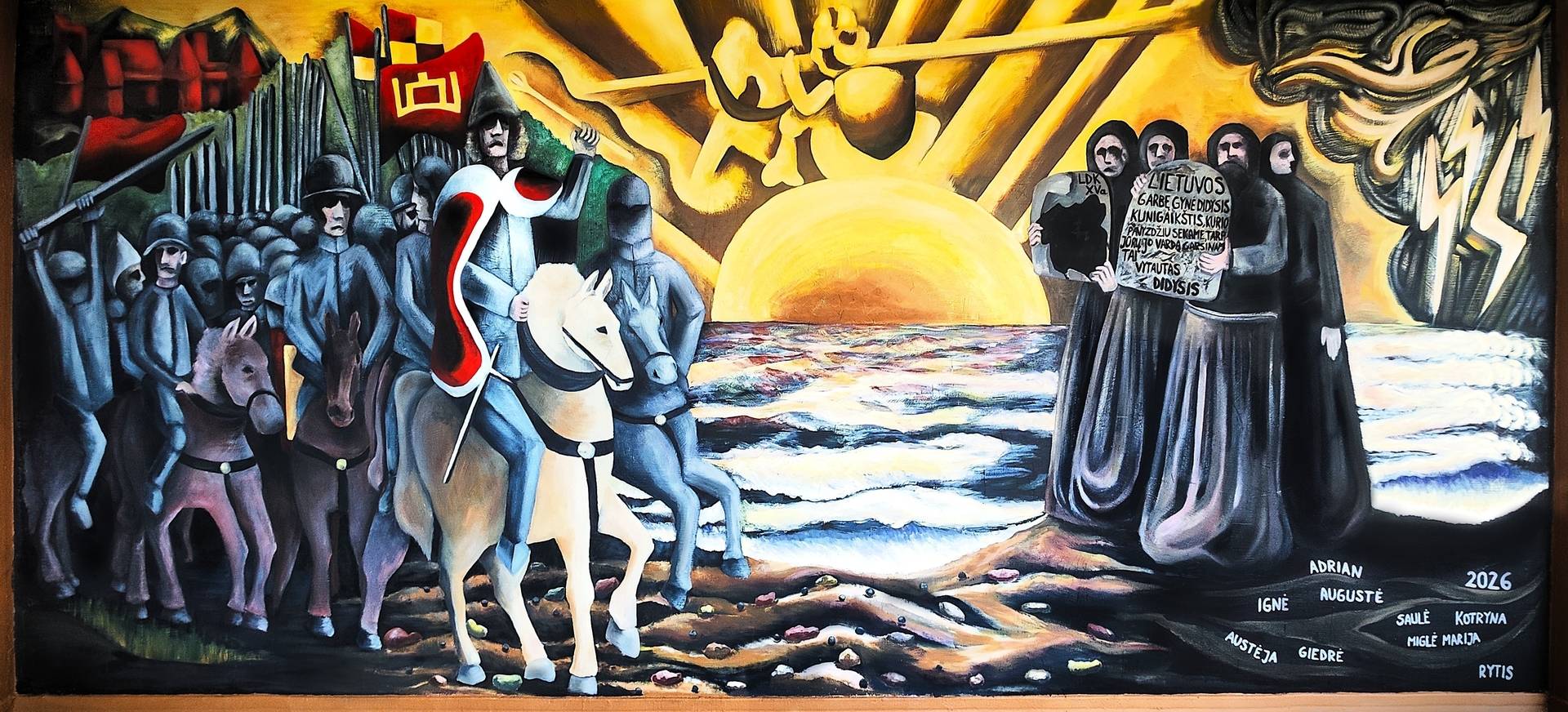 Vievio gimnazijoje įgyvendintas mokinių inicijuotas projektas „Vytauto Didžiojo keliais“