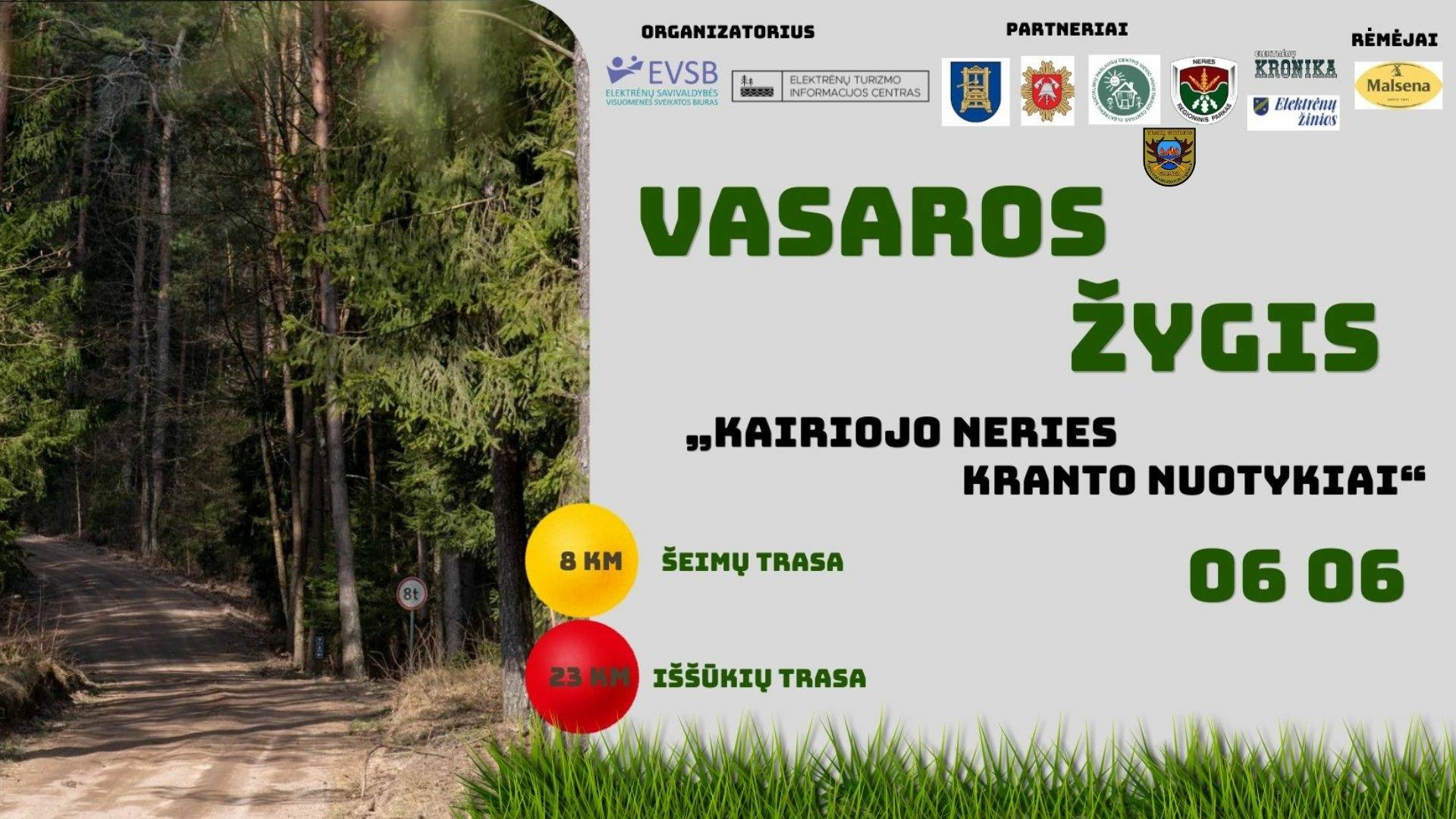 Vasaros žygį „Kairiojo Neries kranto nuotykiai“ 2026