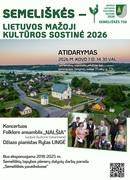 Semeliškės mažoji kultūros sostinė 2026 | Atidarymas