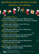 We invite you to the Christmas tree lighting festivities in Elektrėnai Municipality!