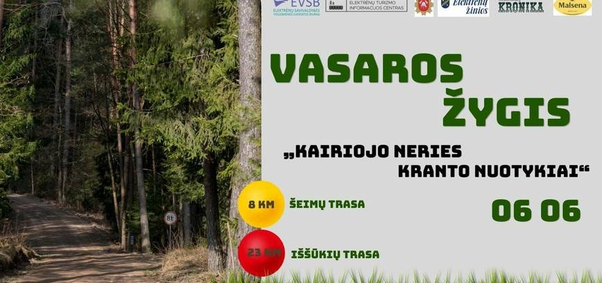 Vasaros žygį „Kairiojo Neries kranto nuotykiai“ 2026