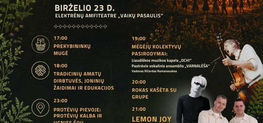 ELEKTRĖNŲ JONINĖS „IŠ ŠAKNŲ“ 