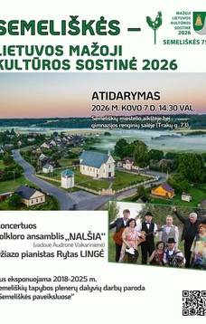Semeliškės mažoji kultūros sostinė 2026 | Atidarymas