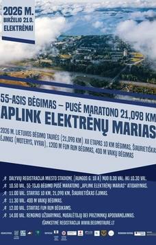 55-asis bėgimas ,,Aplink Elektrėnų marias"