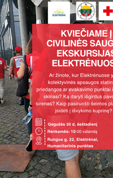 Civilinės saugos ekskursija Elektrėnuose