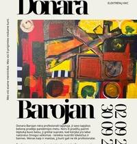 Donaros Barojan tapybos darbų paroda
