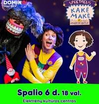 Performance for children "Käke Mäke and the open book"