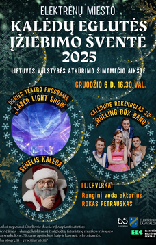 Kalėdų eglutės įžiebimo šventė | Elektrėnai 2025