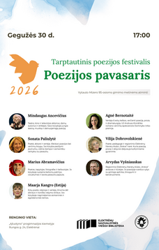 Tarptautinis poezijos festivalis ,,Poezijos pavasaris" 