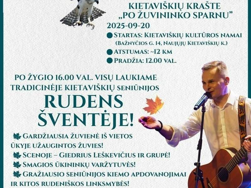 Hike through the Kietaviškės region "Under the wing of a fisherman" | Kietaviškės