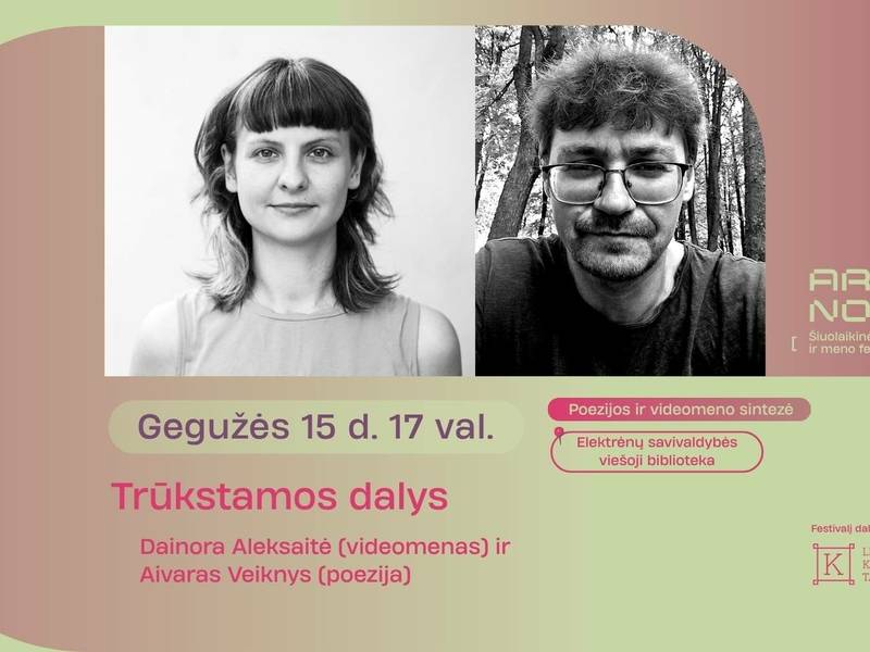 Недостающие части: Дайнора Алексайте и Айварас Вейкнис | ФЕСТИВАЛЬ АРС НОВА