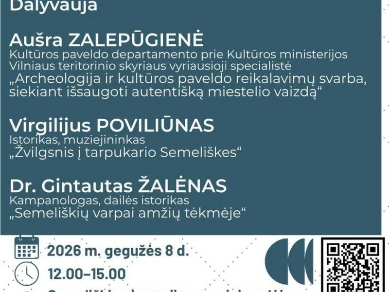 "Semeliškės at the Turn of the Century" - a conference dedicated to the 750th anniversary of the town of Semeliškės