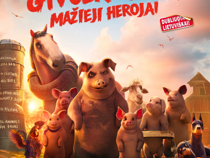  GYVULIŲ ŪKIS | Animacinis kino filmas  