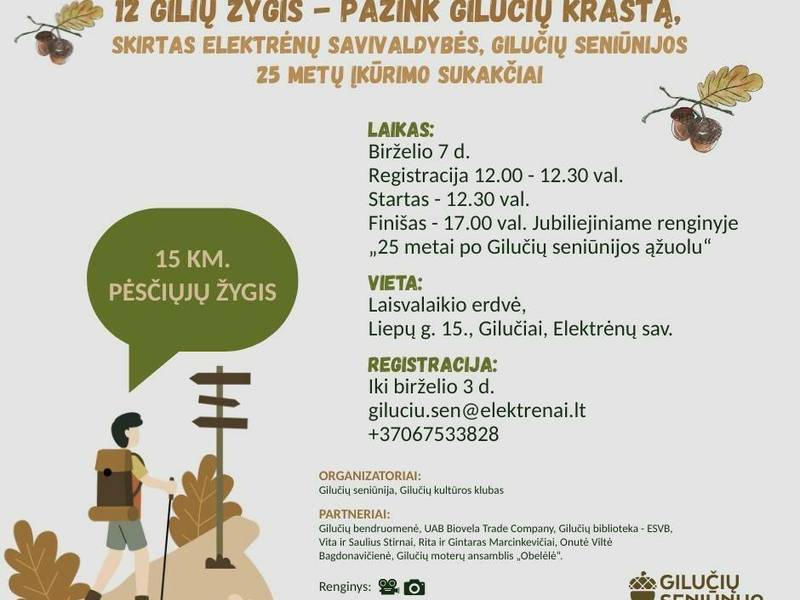 12 Gilučiai hike - discover the land of Gilučiai