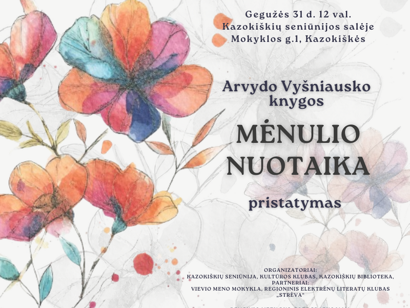 Presentation of the book "The Bride of the Moon" by Arvydas Vyšniauskas
