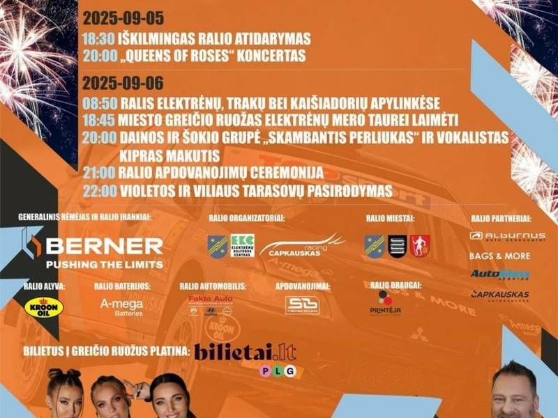 Berner Rally Elektrėnai dešimtmetis