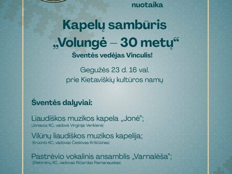 Kapelų sambūris ,,Volungė 30 metų" 